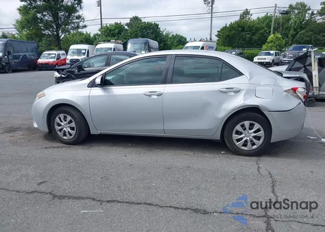2016 Toyota Corolla L z USA, uszkodzony, nr VIN 2T1BURHEXGC488178